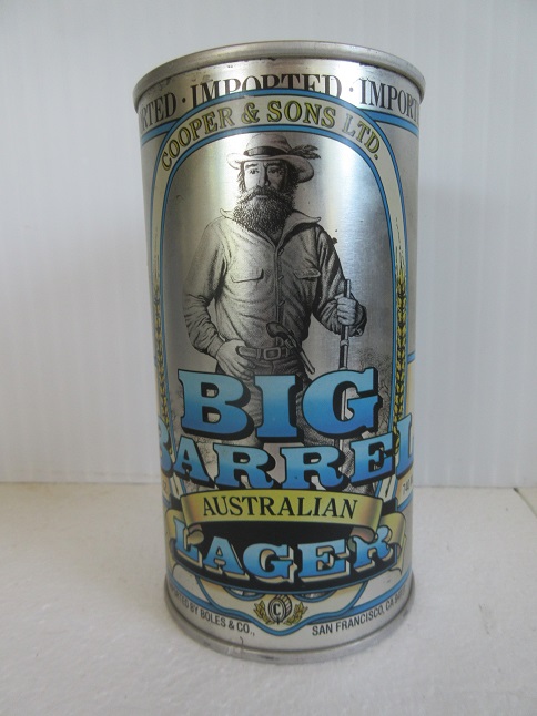 Big Barrel Lager - 25oz - Click Image to Close